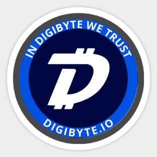 digibyte logo Sticker